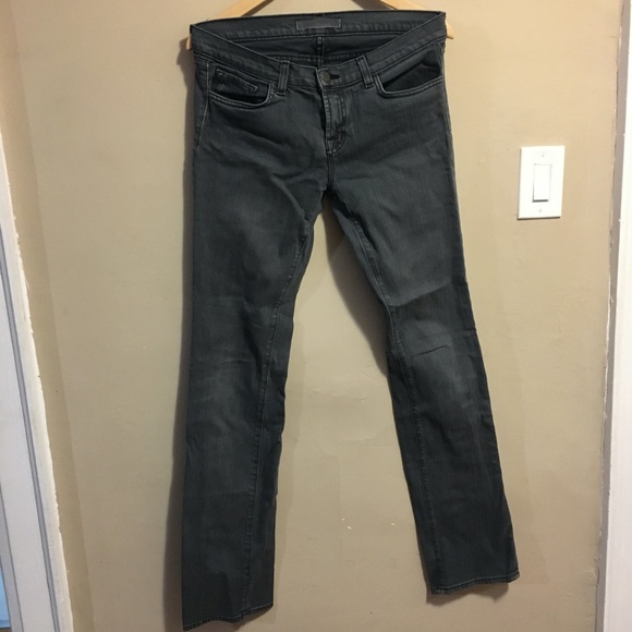 J Brand Grey Cigarette Jeans - Picture 1 of 6